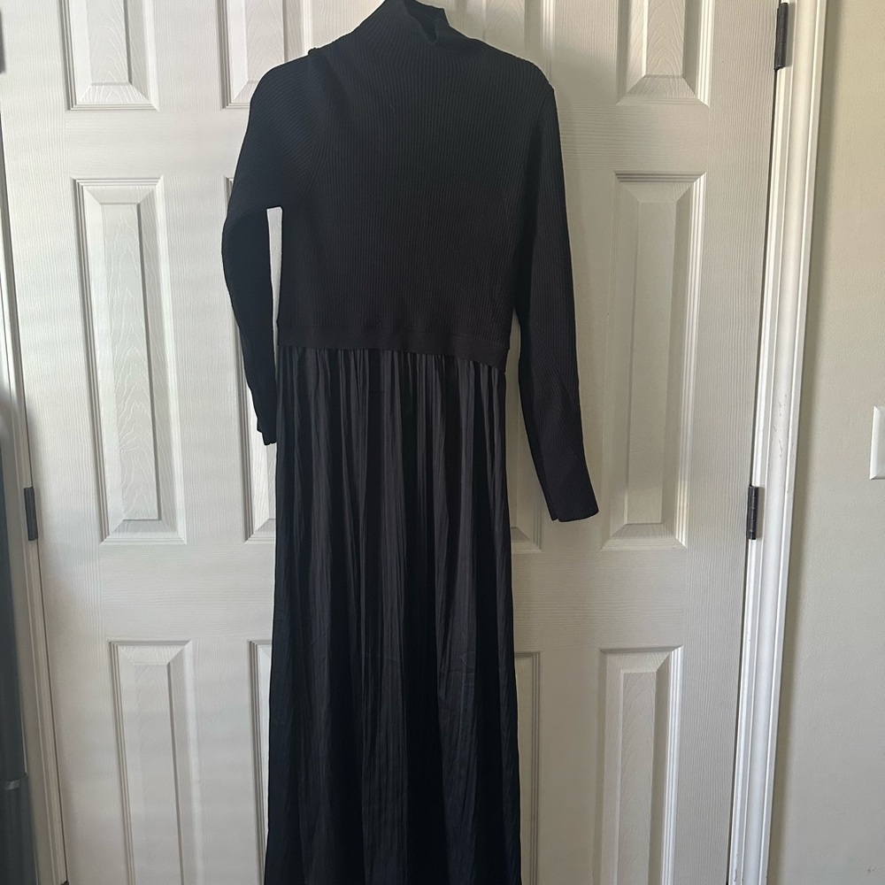 Anthropologie Thea Twofer Sweater Dress in Black